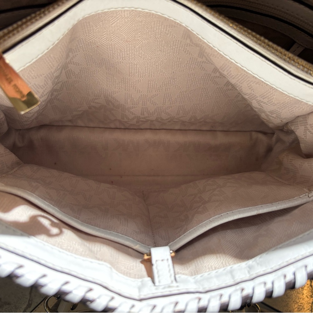 Michael by Michael Kors Rosalie Straw Satchel - Picture 5 of 9